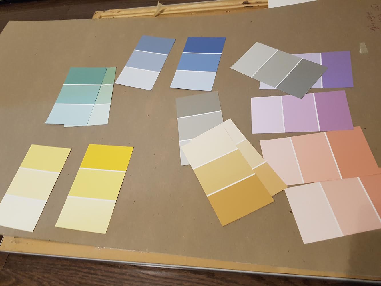 DIY Paint Chips Calendar - Making Days Count