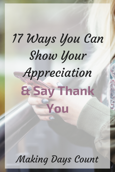 17 Ways to Say Thank You
