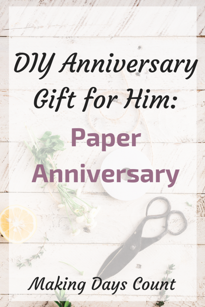 1 year anniversary gift ideas diy