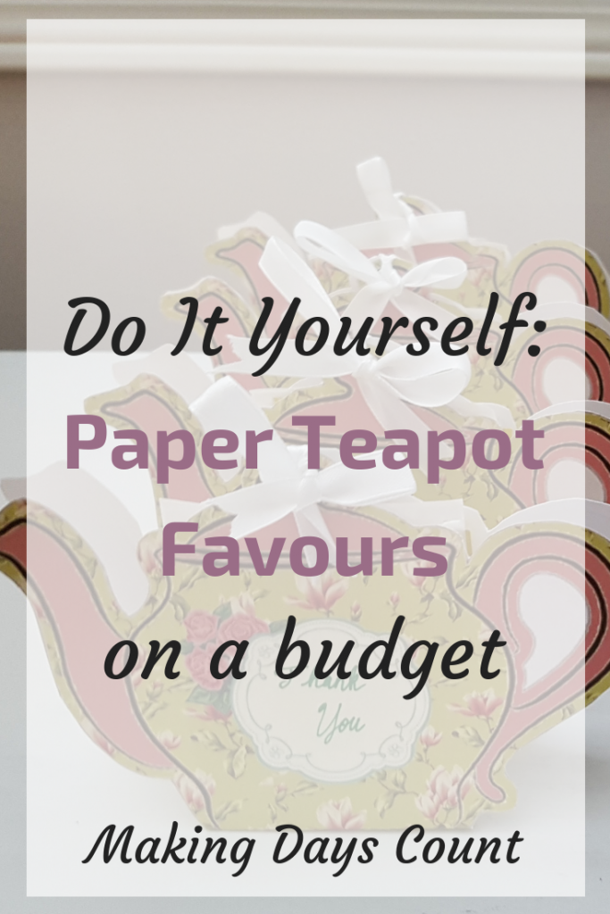 DIY Paper Teapot Favours