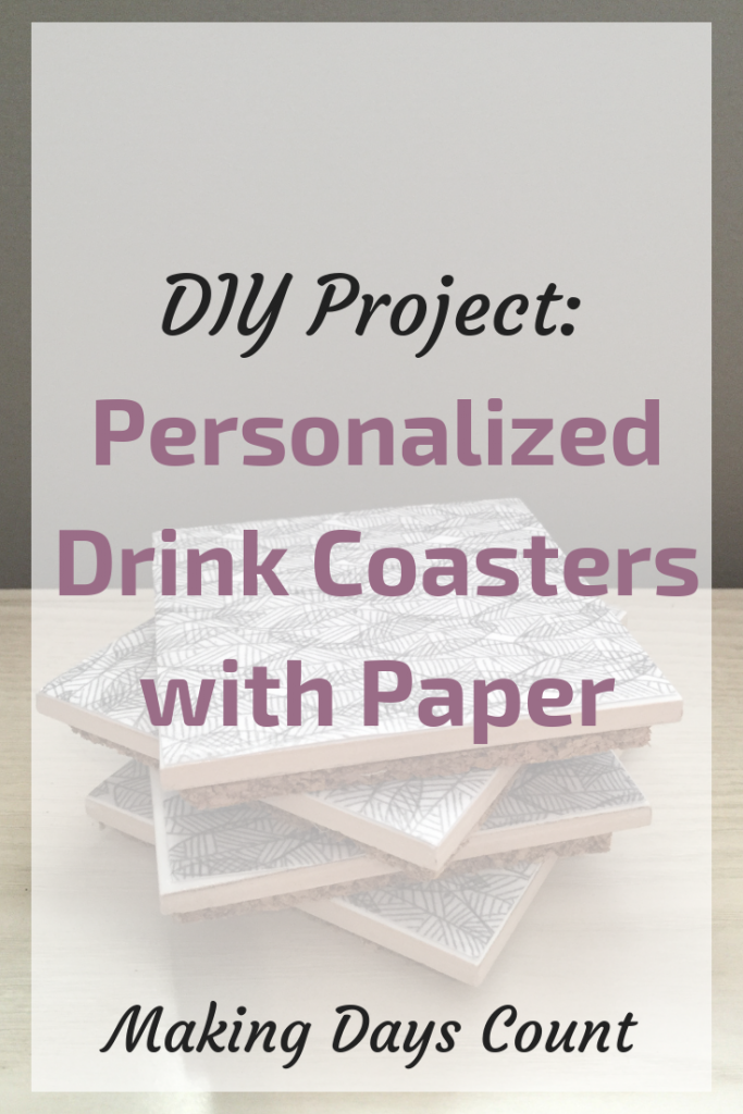 DIY Tile Drink Coasters