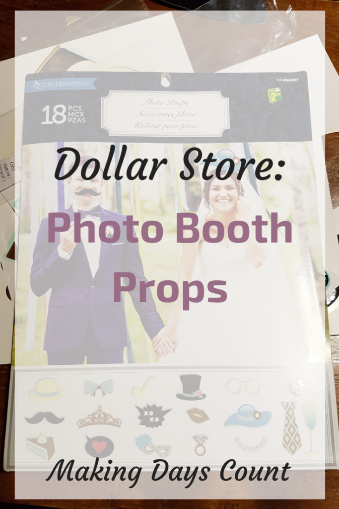 Dollar Store Photo booth Props