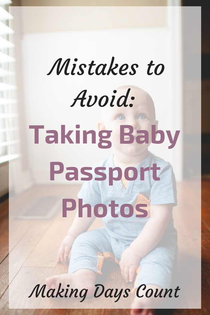 Mistakes to avoid when Taking baby passport photos