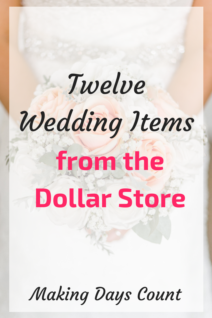 12 Dollar Store Wedding Items