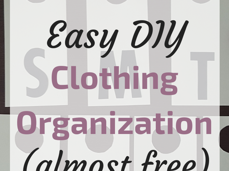 DIY Clothing Organization Label