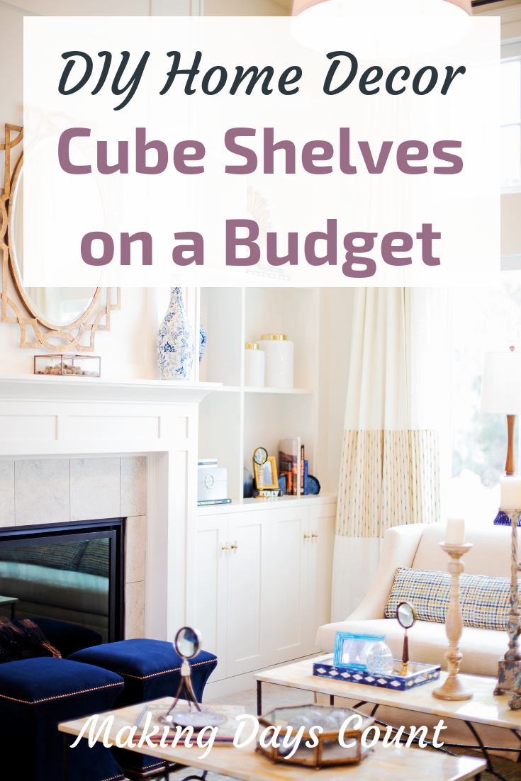  DIY Home Decor Cube Shelves
