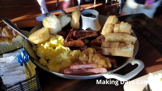 Picture of the breakfast platter