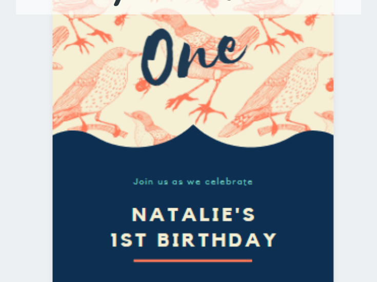 Pin this: Design Birthday Invitation for free