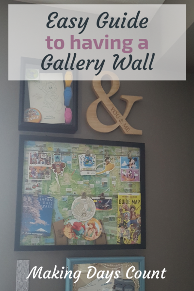 Gallery Wall Ideas with Travel Shadow Boxes