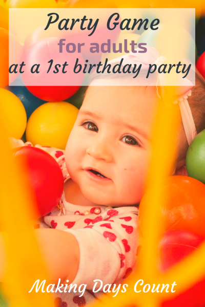 DIY First Birthday Games: Who Knows Baby Best