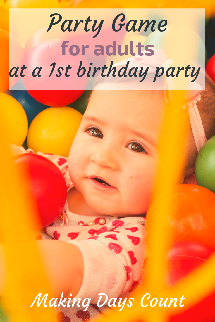 DIY First Birthday Games: Who Knows Baby Best - Making Days Count