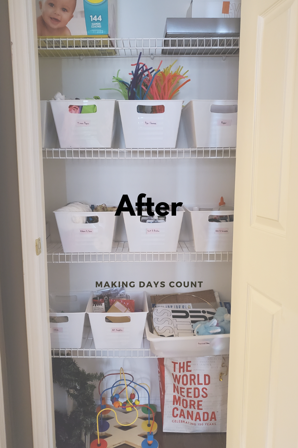 How to Organize a Craft Closet