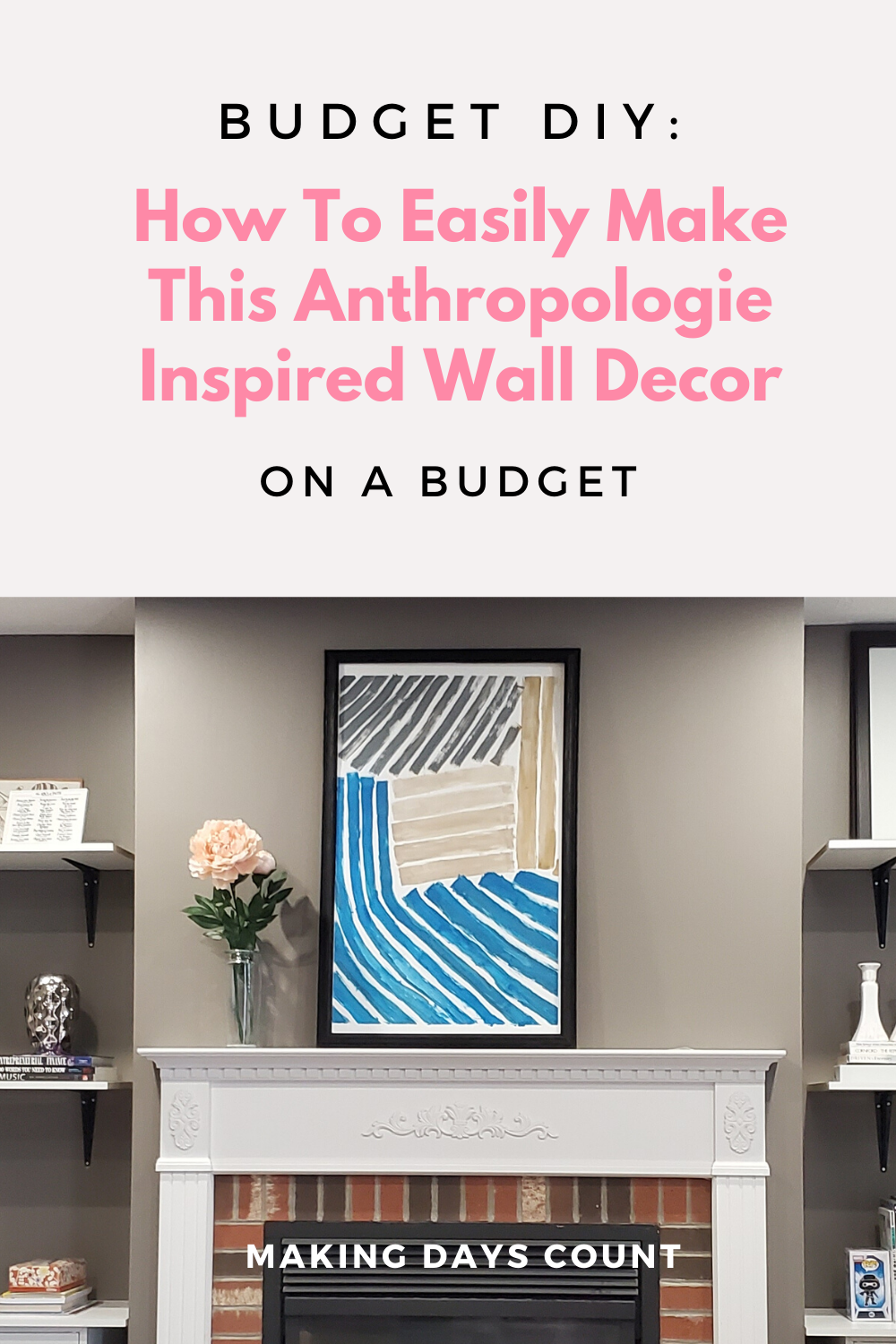 DIY Anthropologie Inspired Wall Art
