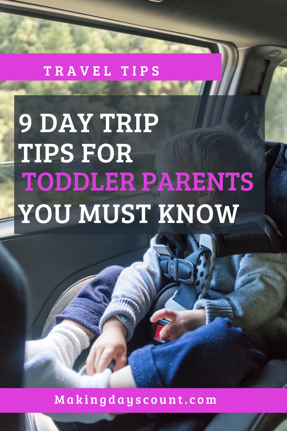 toddler day trip tips