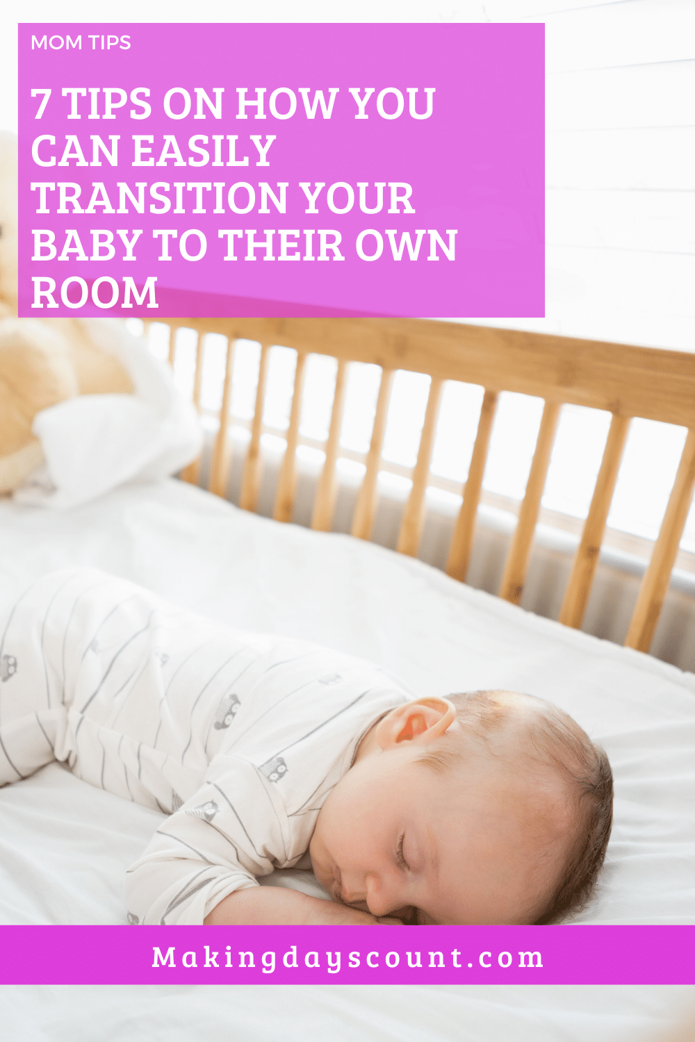 Transition baby to their own room