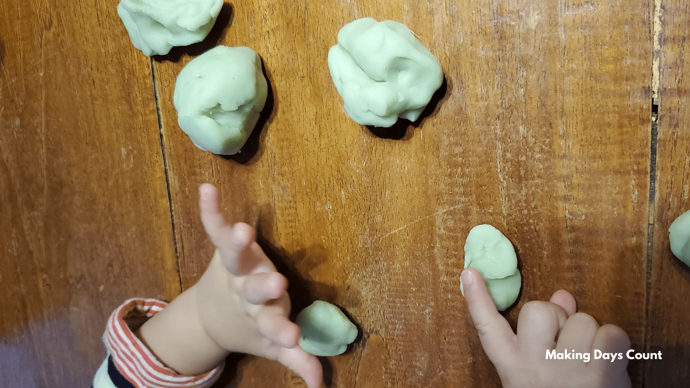 Indoor Toddler Activities: Play dough